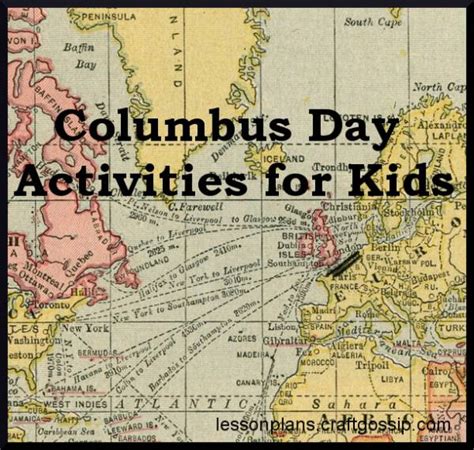 Columbus Day Activities for Kids – Lesson Plans