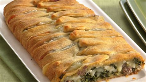 Sausage Crescent Braid Recipe - Pillsbury.com