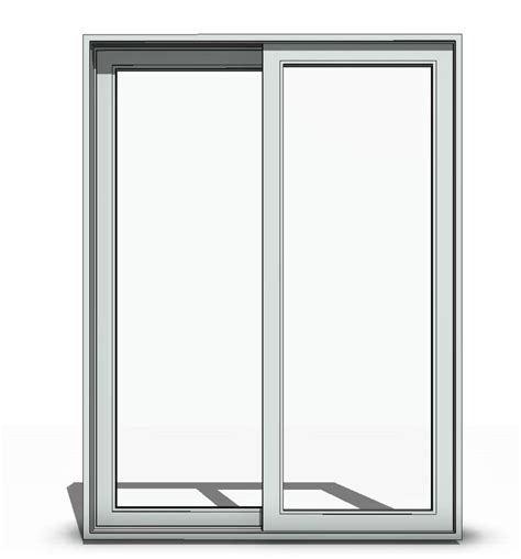 Free Sliding Door Revit Download – Sliding 2-Panel O-X Wide Stile Door – BIMsmith Market