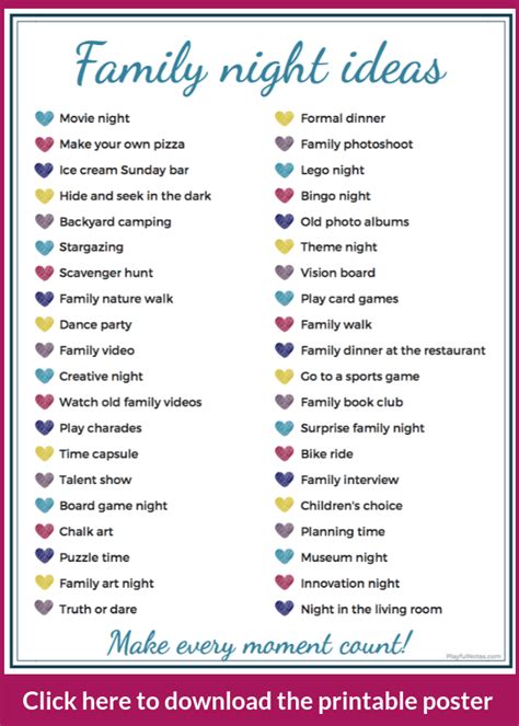 The ultimate list of the best family night ideas – Artofit