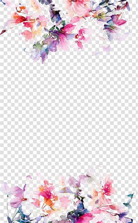 Watercolor Flower Border Images | Best Flower Site