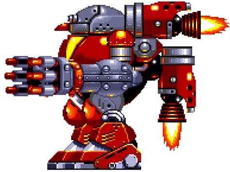 I made some sprite art of an edited Death Egg Robot : r/SonicTheHedgehog