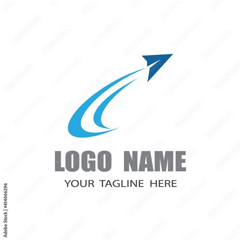 Paper plane logo vector illustration template Stock Vector | Adobe Stock