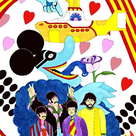 Art-of-the-Beatles-Ron-Campbell-Yellow-Submarine-cartoon