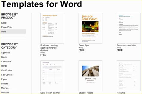 Free Word Document Menu Templates Of Word Document Templates ...