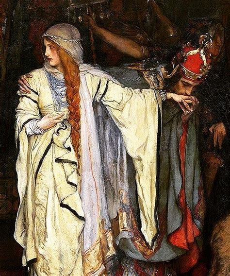 King Lear : Cordelia's Farewell (details), 1898, Edwin Austin Abbey 🌼 | Pre raphaelite art, Art ...