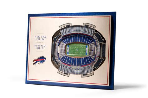 Buffalo Bills | 3D Stadium View | New Era Field | Wall Art | Wood | 5 ...