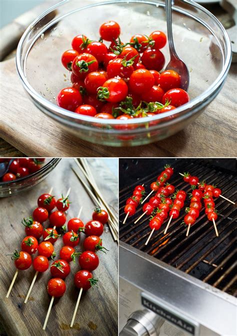 Grilled Tomato Skewers on Toast | Recipe | Tomato skewers, Grilled tomatoes, Summer tomato recipe