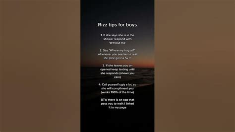 Rizz Tips For The Boys - YouTube