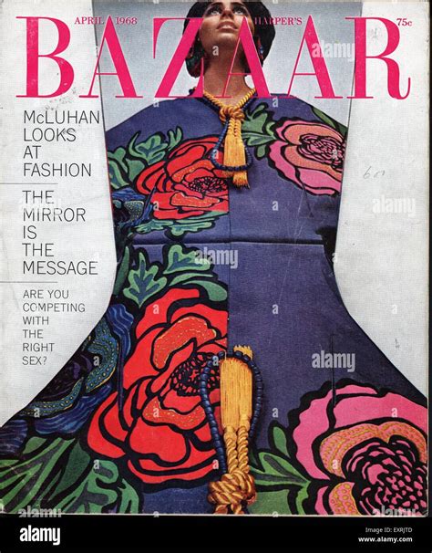 1970s USA Harper's Bazaar Magazine Cover Stock Photo - Alamy