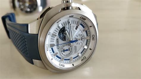 Citizen Sapphire Super Titanium Eco Drive Marinaut, Men's Fashion, Watches on Carousell