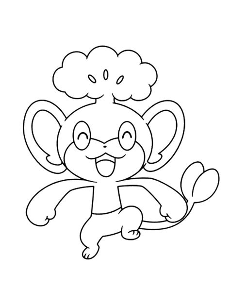 Pansage Pokemon coloring page - Download, Print or Color Online for Free