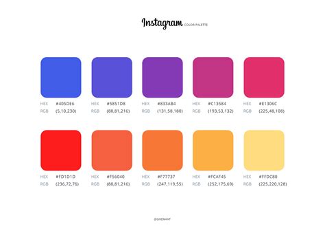 Instagram Logo Color Code - Design Talk