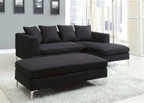 15 Photos Black Microfiber Sectional Sofas