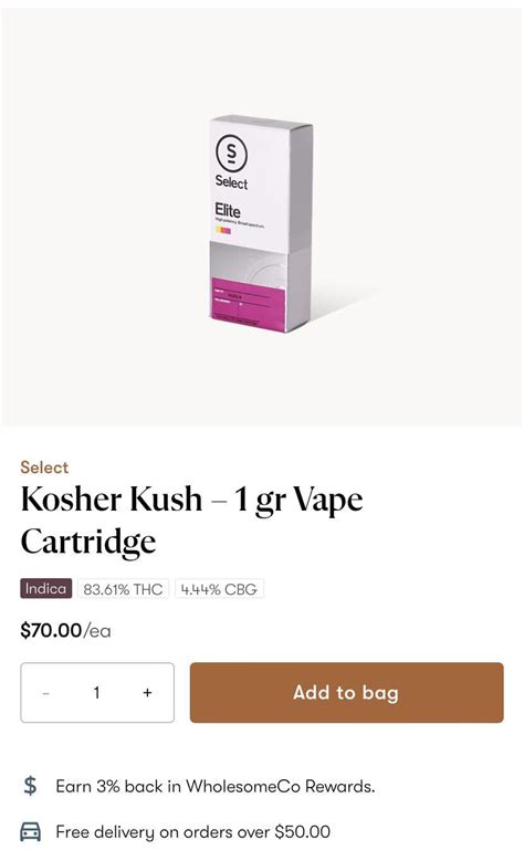 Select Kosher Kush cart is legit! Highly recommend. That is all. : r ...