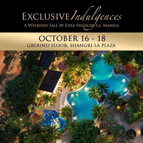 Manila Shopper: Edsa Shangri-la Hotel Weekend Voucher SALE: October 16 ...