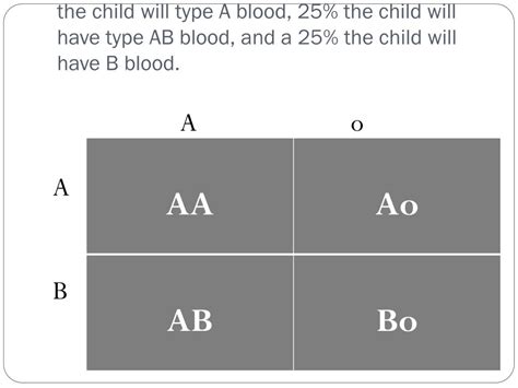 PPT - Blood Type Inheritance and the Punnett Square PowerPoint ...