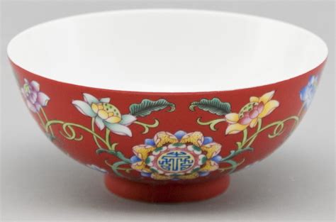 jb1003y-chinese-porcelain-pottery-bowl | Red Porcelain Bowl … | Flickr