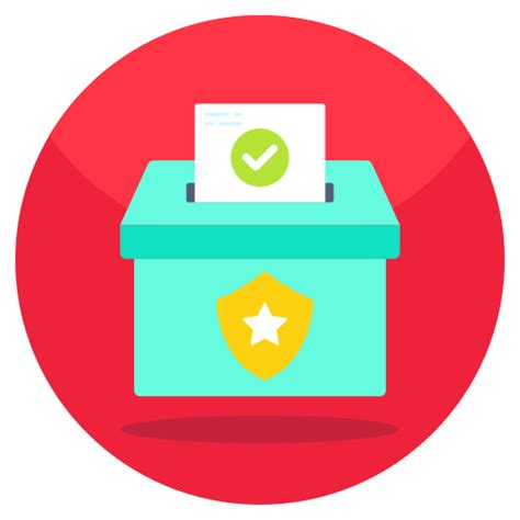 Ballot box Generic color fill icon