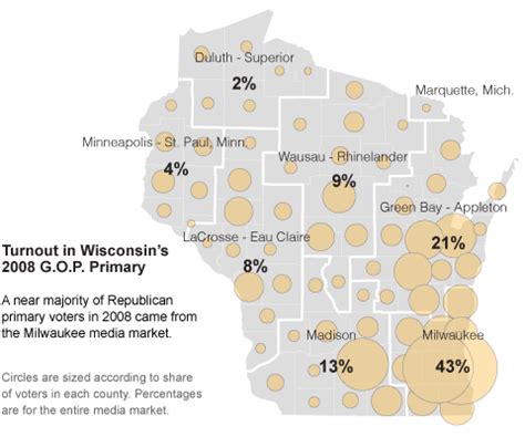 Political Geography: Wisconsin - The New York Times