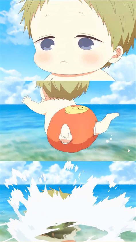 Download Little is cuter than a sweet baby anime character Wallpaper ...