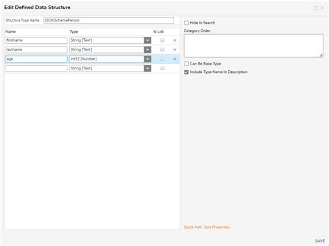 Creating Types From JSON Schema - Creating Data Structures