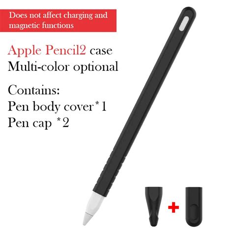 For Apple Pencil Case,Silicone Case Cover For Apple Pencil 2nd ...