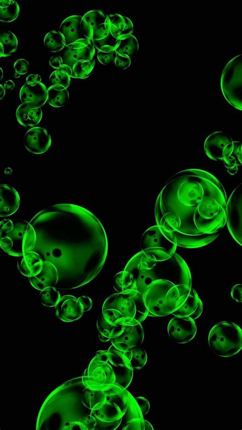 Green Bubble Wallpaper