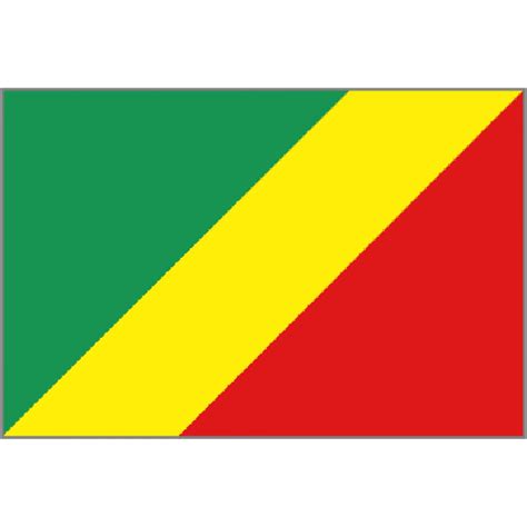 Congo Brazzaville hand flag - World Flag Shop