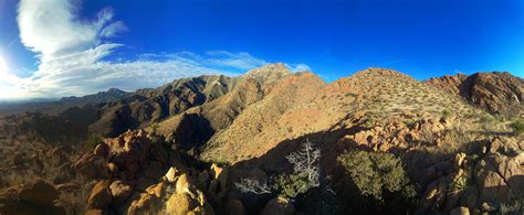 Franklin Mountains Panorama : r/ElPaso