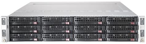 2U Twin Server chassis with 3.5 inch drive bays | Microway