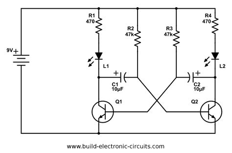 bjt - Explanation of blinking circuit with transistors - Electrical Engineering Stack Exchange