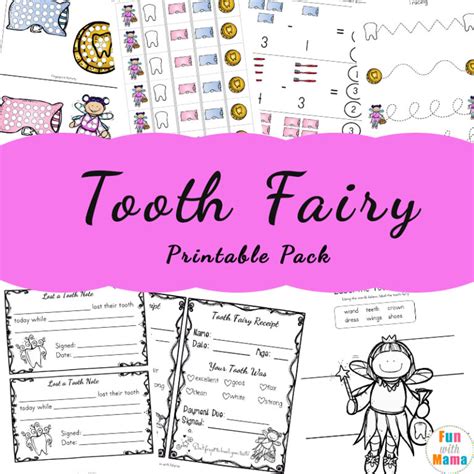 Tooth Fairy Ideas and Activities With Printable Tooth Fairy Letter ...