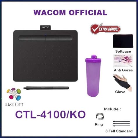 Jual Wacom Intuos Drawing Tablet Small Ctl-4100/K0-Cx Ctl 4100 Ctl4100K0 Cx di Seller Cordeliaa ...