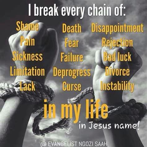 Break every chain! … | Thankful quotes, Divine inspiration and prayers, Love quotes for him