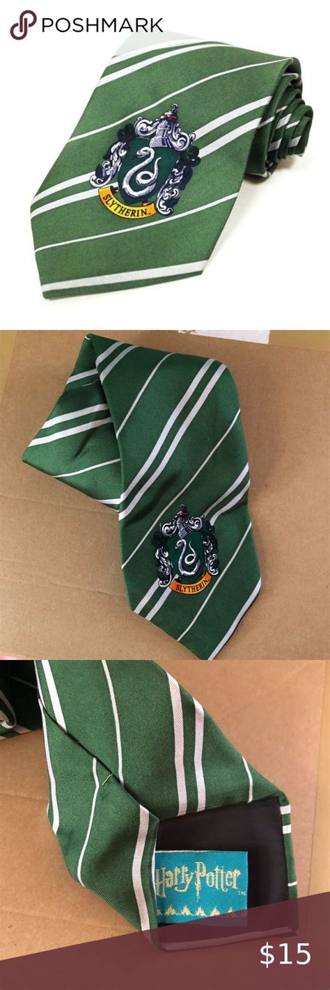 Harry Potter Official Slytherin Green Neck Tie Harry Potter Official ...