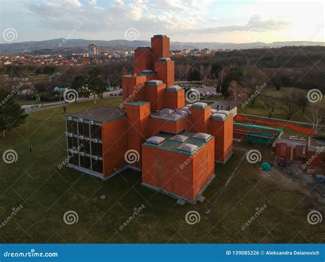 The Museum in the City of Kragujevac Stock Photo - Image of town, drone: 139085226