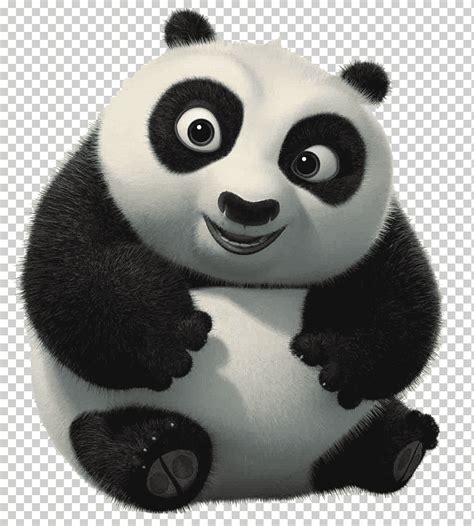 Po panda character illustration, Po Giant panda Kung Fu Panda Bear ...