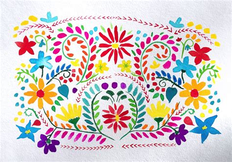 Printable Traditional Mexican Embroidery Patterns