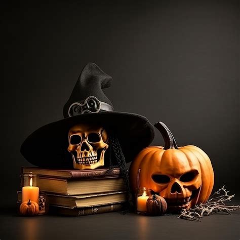 Premium AI Image | Ghastly Halloween pumpkin carving contest winners