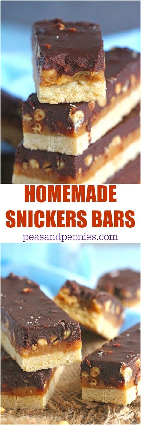 Homemade Snickers Bars [VIDEO] | Recipe | Homemade snickers, Delicious ...