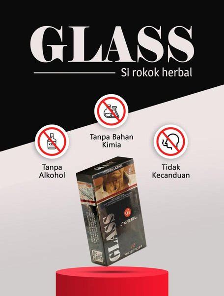 Jual Rokok Rempah Herbal untuk Terapi Kesehatan Merk Glass Sekelas Rokok Ck Rokok ST di Lapak ...