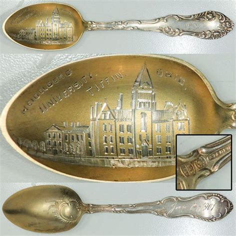 1901 Sterling Silver Heidelberg University, Tiffin OH Souvenir Spoon