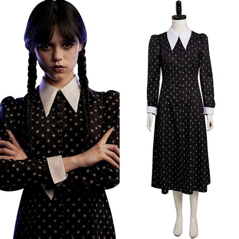 Adult Kids Wednesday Addams Cosplay Costume Adult Kids Dress - Etsy