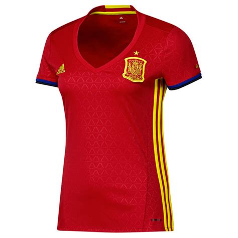 adidas Womens Spain Soccer Jersey (Home 16/17) @ SoccerEvolution