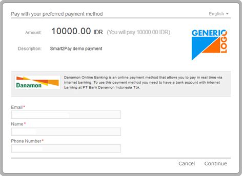 Danamon Online Banking Test Data – Nuvei Documentation