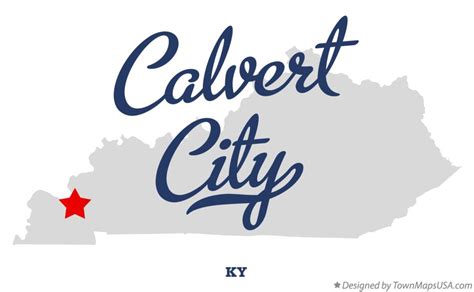 Map of Calvert City, KY, Kentucky