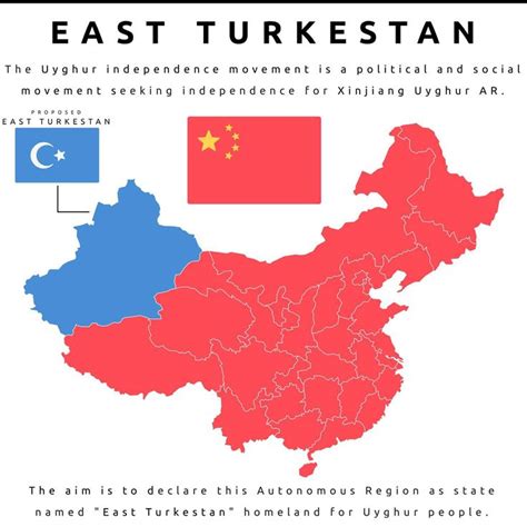 Proposed East Turkestan | Dünya haritaları, Harita, Bayrak