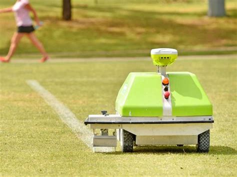 Turf Tank Is a Robot That Automatically Marks The Lines On Sports Fields