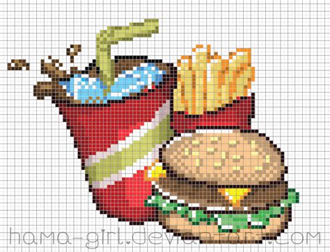 Food Pixel Art Grid - Pixel Art Grid Gallery